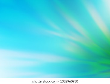 Light Blue, Green vector blurred bright template. Creative illustration in halftone style with gradient. The best blurred design for your business.