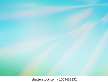 Light Blue, Green vector blurred bright pattern. Shining colorful illustration in a Brand new style. Brand new design for your business.