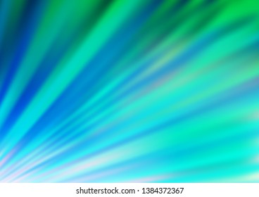 Light Blue, Green vector blurred bright pattern. Colorful abstract illustration with gradient. The template for backgrounds of cell phones.