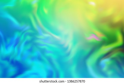 Light Blue, Green vector blurred template. Modern abstract illustration with gradient. Elegant background for a brand book.