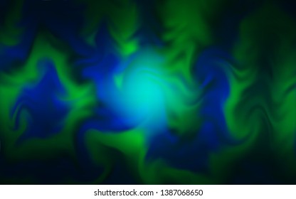 Light Blue, Green vector blurred shine abstract background. Abstract colorful illustration with gradient. New design for your business.