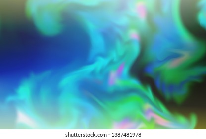 Light Blue, Green vector blurred pattern. Colorful illustration in abstract style with gradient. New style for your business design.
