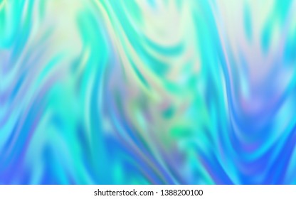 Light Blue, Green vector blurred pattern. New colored illustration in blur style with gradient. New design for your business.