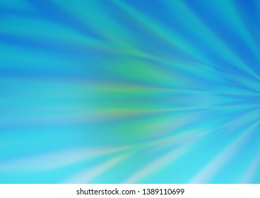 Light Blue, Green vector blurred bright pattern. An elegant bright illustration with gradient. The background for your creative designs.