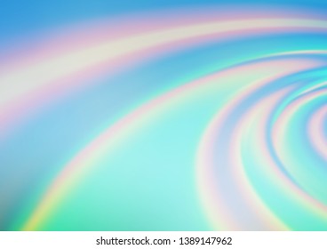 Light Blue, Green vector blurred and colored background. Creative illustration in halftone style with gradient. The best blurred design for your business.