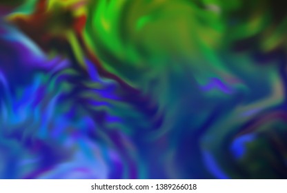 Light Blue, Green vector blurred bright texture. Glitter abstract illustration with gradient design. Elegant background for a brand book.
