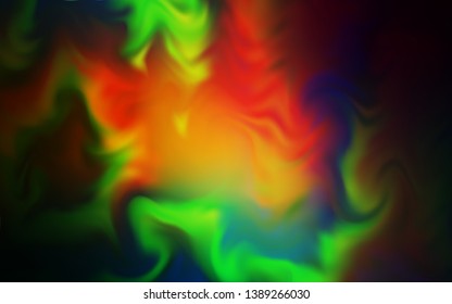 Light Blue, Green vector blurred and colored pattern. New colored illustration in blur style with gradient. Background for designs.