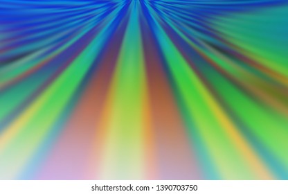 Light Blue, Green vector blurred shine abstract background. A completely new colored illustration in blur style. Elegant background for a brand book.