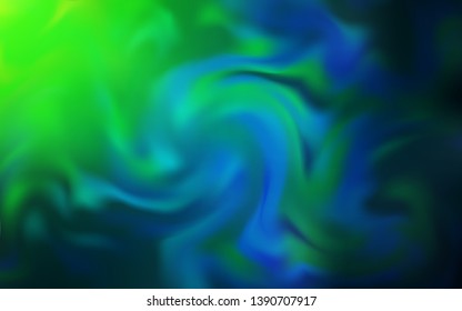 Light Blue, Green vector blurred shine abstract background. Colorful abstract illustration with gradient. New style design for your brand book.