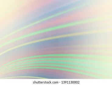 Light Blue, Green vector blurred bright template. Colorful illustration in abstract style with gradient. A new texture for your design.