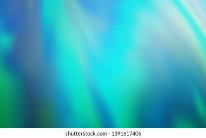 Light Blue, Green vector blurred pattern. Colorful illustration in abstract style with gradient. New design for your business.