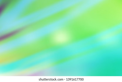 Light Blue, Green vector blurred and colored pattern. Modern abstract illustration with gradient. Elegant background for a brand book.
