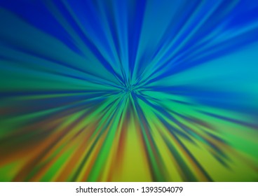 Light Blue, Green vector blurred bright pattern. Modern geometrical abstract illustration with gradient. A new texture for your design.