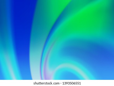 Light Blue, Green vector blurred and colored background. Colorful abstract illustration with gradient. The blurred design can be used for your web site.
