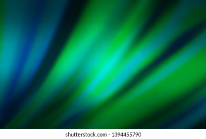 Light Blue, Green vector blurred and colored pattern. Colorful illustration in abstract style with gradient. Completely new design for your business.