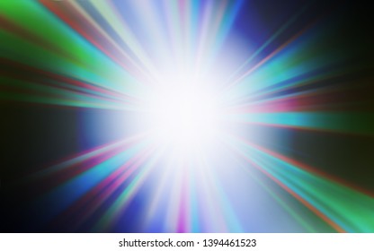 Light Blue, Green vector blurred shine abstract template. Modern abstract illustration with gradient. New style for your business design.