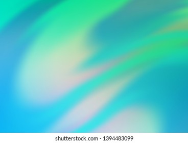 Light Blue, Green vector blurred background. Glitter abstract illustration with an elegant design. A completely new design for your business.