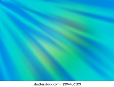 Light Blue, Green vector blurred and colored template. A vague abstract illustration with gradient. The best blurred design for your business.