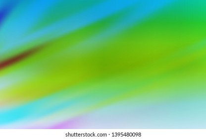 Light Blue, Green vector blurred shine abstract texture. Colorful abstract illustration with gradient. New style for your business design.