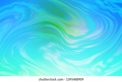 Light Blue, Green vector blurred template. Creative illustration in halftone style with gradient. New design for your business.