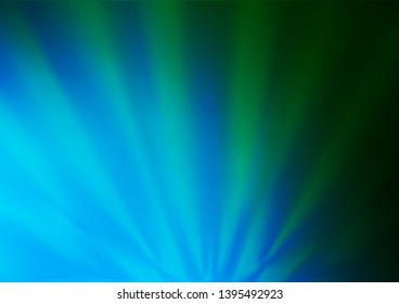 Light Blue, Green vector blurred background. Colorful illustration in abstract style with gradient. Brand new style for your business design.