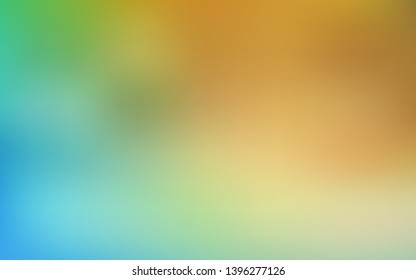 Light Blue, Green vector blurred bright template. Abstract colorful illustration with gradient. New style for your business design.