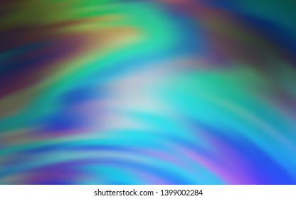 Light Blue, Green vector blurred template. Colorful abstract illustration with gradient. Completely new design for your business.
