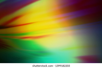 Light Blue, Green vector blurred shine abstract template. Modern abstract illustration with gradient. New style for your business design.
