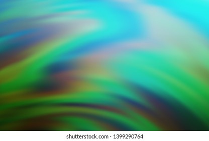 Light Blue, Green vector blurred pattern. Abstract colorful illustration with gradient. New design for your business.