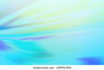 Light Blue, Green vector blurred background. A completely new colored illustration in blur style. New style for your business design.