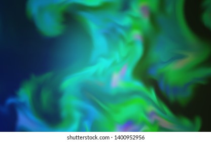 Light Blue, Green vector blurred pattern. New colored illustration in blur style with gradient. Background for designs.