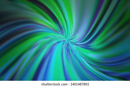 Light Blue, Green vector blurred and colored pattern. Glitter abstract illustration with gradient design. New style design for your brand book.