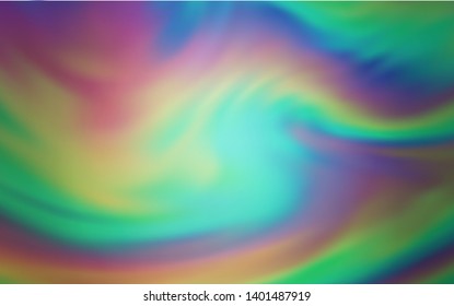 Light Blue, Green vector blurred pattern. Colorful illustration in abstract style with gradient. Completely new design for your business.