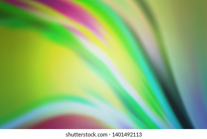 Light Blue, Green vector blurred pattern. A completely new colored illustration in blur style. New style for your business design.