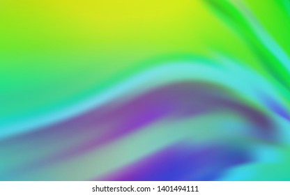 Light Blue, Green vector blurred shine abstract background. Colorful illustration in abstract style with gradient. New style design for your brand book.
