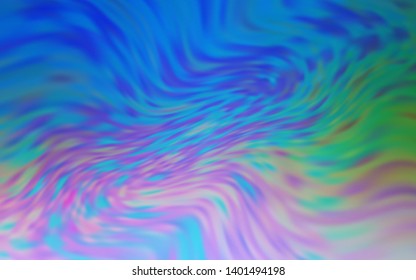 Light Blue, Green vector blurred background. Glitter abstract illustration with gradient design. The best blurred design for your business.