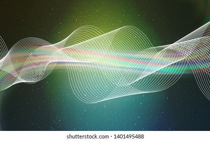 Light Blue, Green vector blurred bright texture. An elegant bright illustration with gradient. The best blurred design for your business.