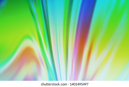 Light Blue, Green vector blurred shine abstract template. Colorful illustration in abstract style with gradient. New style for your business design.