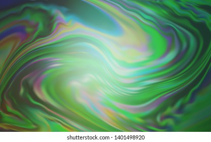 Light Blue, Green vector blurred bright pattern. Colorful illustration in abstract style with gradient. Completely new design for your business.