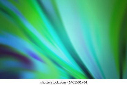 Light Blue, Green vector blurred and colored pattern. An elegant bright illustration with gradient. New style design for your brand book.