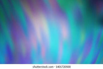 Light Blue, Green vector blurred shine abstract background. Colorful abstract illustration with gradient. The best blurred design for your business.