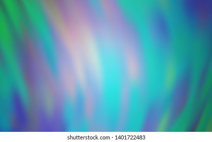 Light Blue, Green vector blurred bright texture. Abstract colorful illustration with gradient. Completely new design for your business.