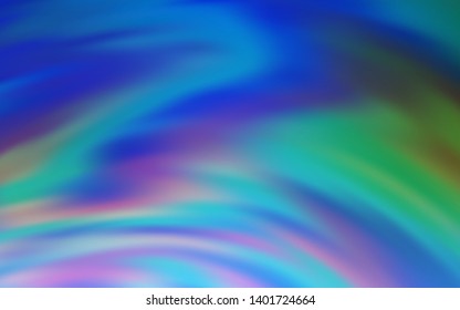 Light Blue, Green vector blurred template. Glitter abstract illustration with gradient design. New design for your business.
