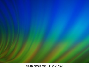 Light Blue, Green vector blurred shine abstract pattern. Colorful abstract illustration with gradient. The template for backgrounds of cell phones.