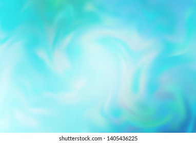 Light Blue, Green vector blurred shine abstract texture. Modern abstract illustration with gradient. Elegant background for a brand book.