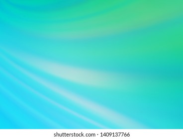Light Blue, Green vector blurred shine abstract pattern. Colorful abstract illustration with gradient. The elegant pattern for brand book.