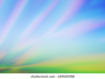 Light Blue, Green vector blurred bright background. Colorful illustration in blurry style with gradient. Brand new style for your business design.
