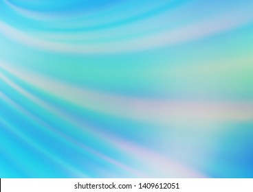 Light Blue, Green vector blurred and colored background. Colorful abstract illustration with gradient. The blurred design can be used for your web site.
