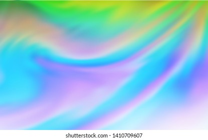 Light Blue, Green vector blurred bright pattern. Shining colored illustration in smart style. New style design for your brand book.