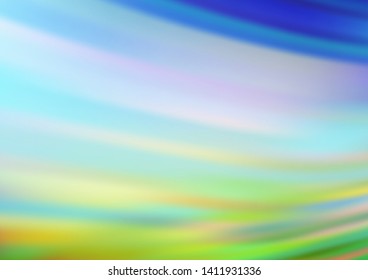 Light Blue, Green vector blurred shine abstract pattern. Shining colorful illustration in a Brand new style. The elegant pattern for brand book.